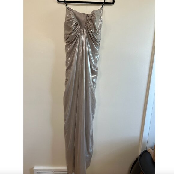 NWT GUESS BY MARCIANO Judy Iridescent Gown dress size 2 - Picture 4 of 9